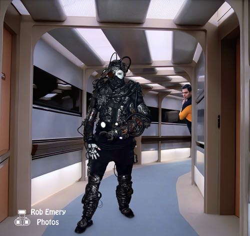 The borg aboard a federation starship